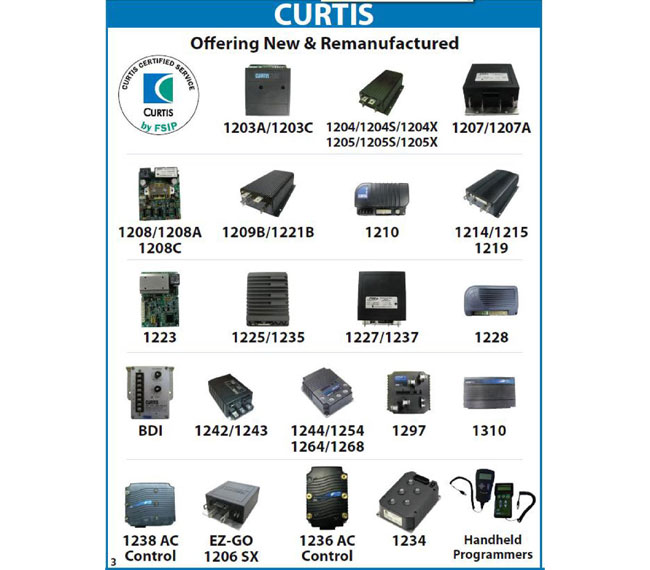Board Xe Điện CURTIS1342